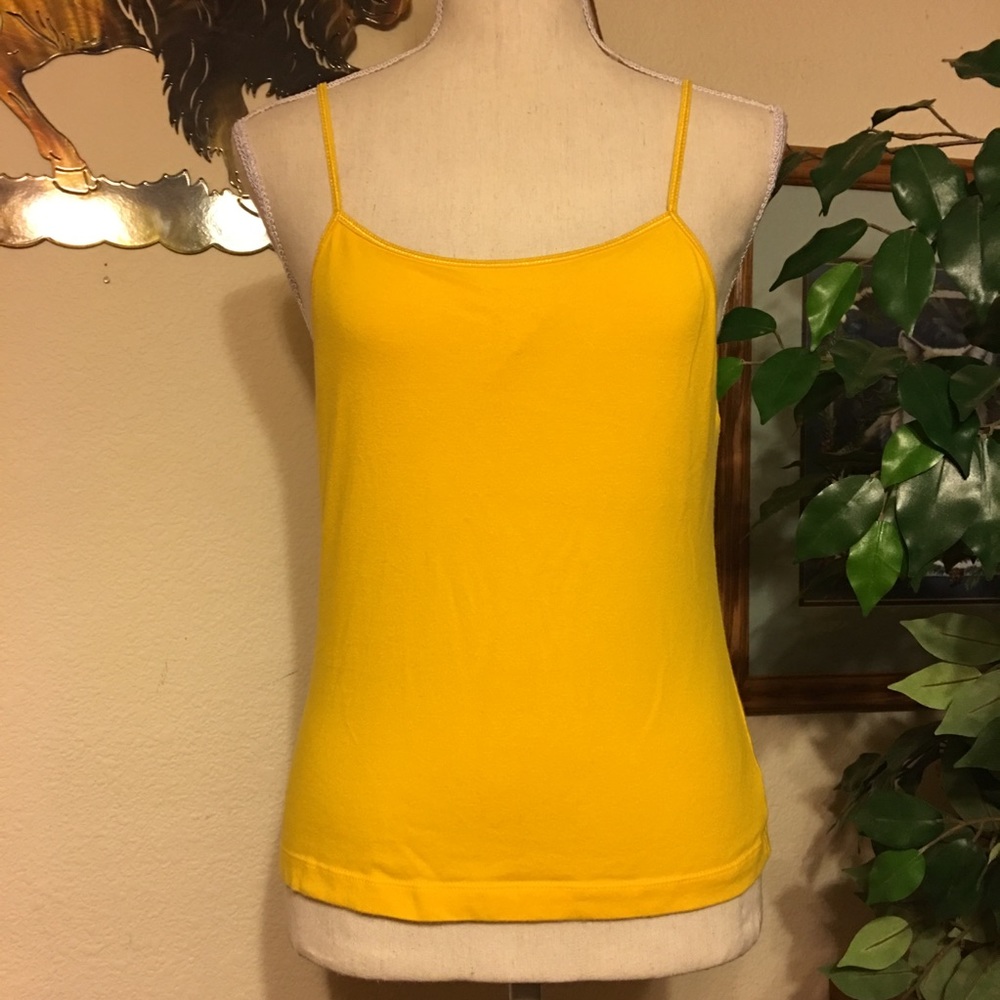 Forenza gold soft stretchy cami tank NWOT S